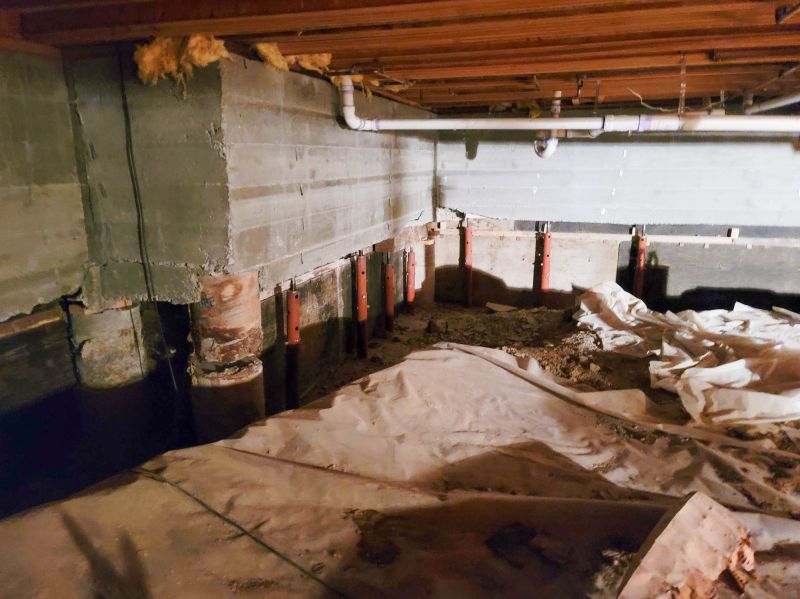 Crawlspace Waterproofing detail